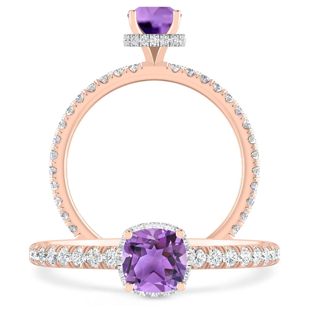 Rose Gold - Amethyst