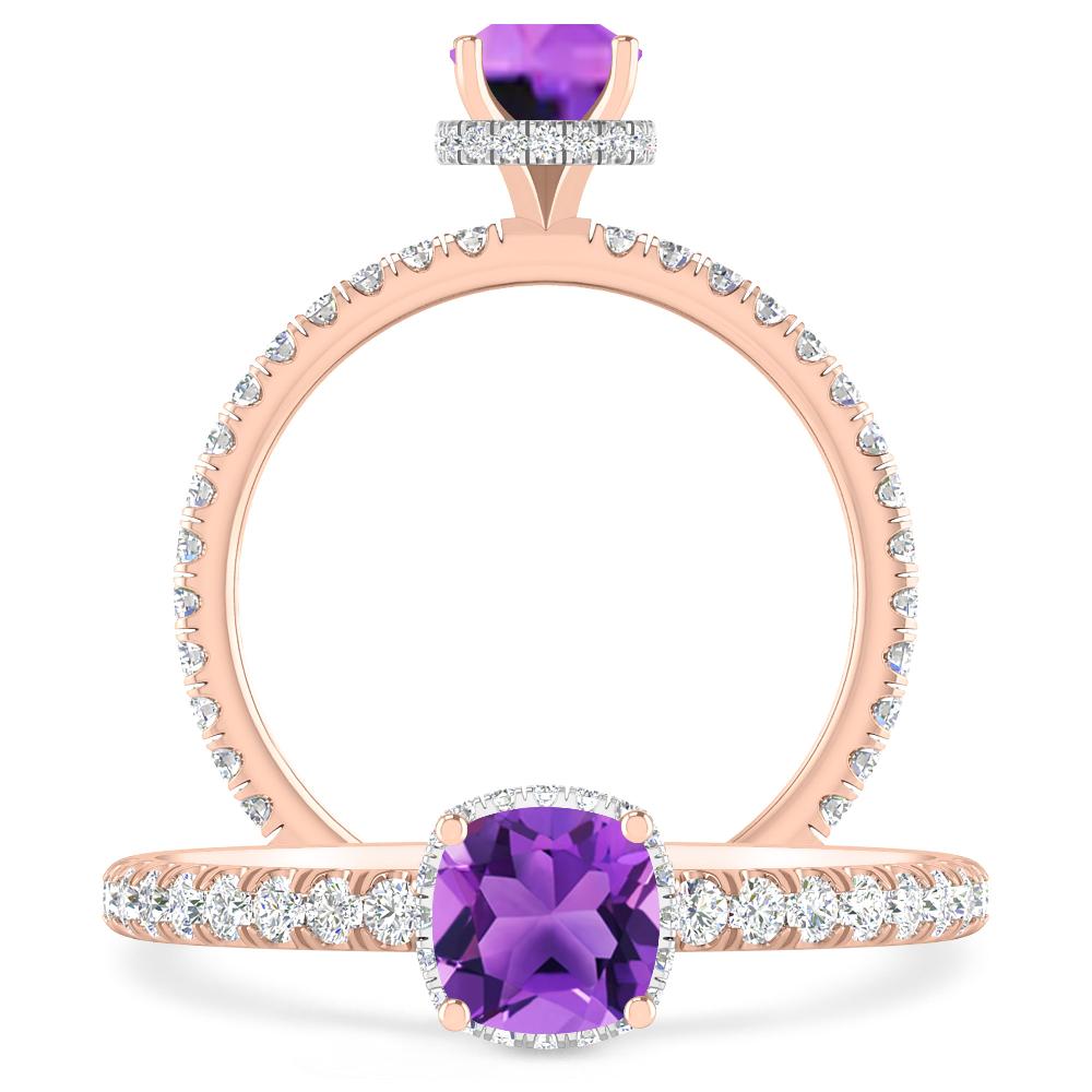 Rose Gold - Amethyst