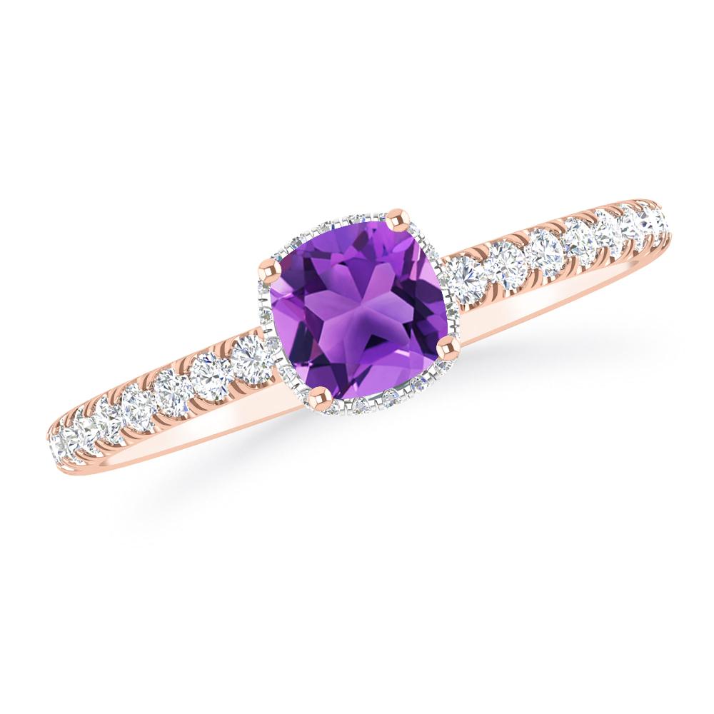 Rose Gold - Amethyst