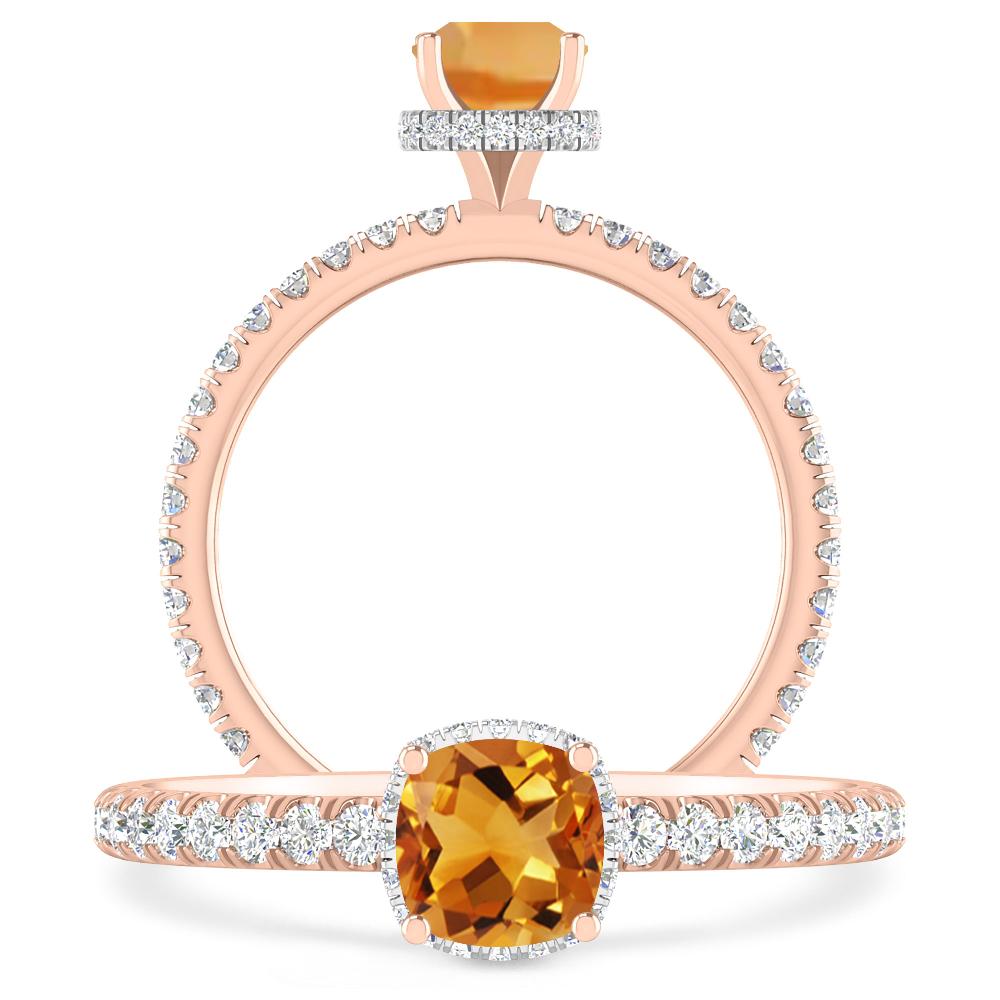 Rose Gold - Citrine