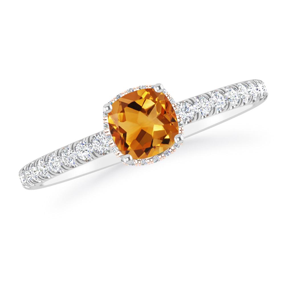 White Gold - Citrine