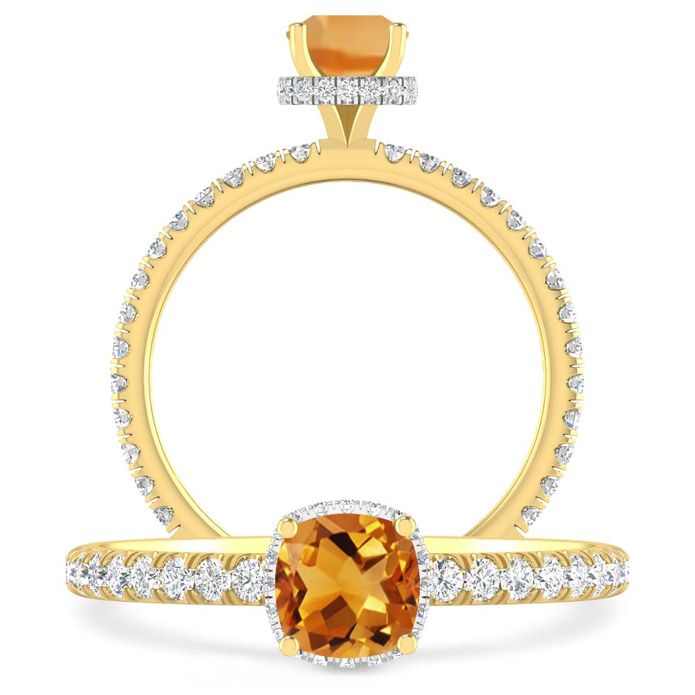 Yellow Gold - Citrine