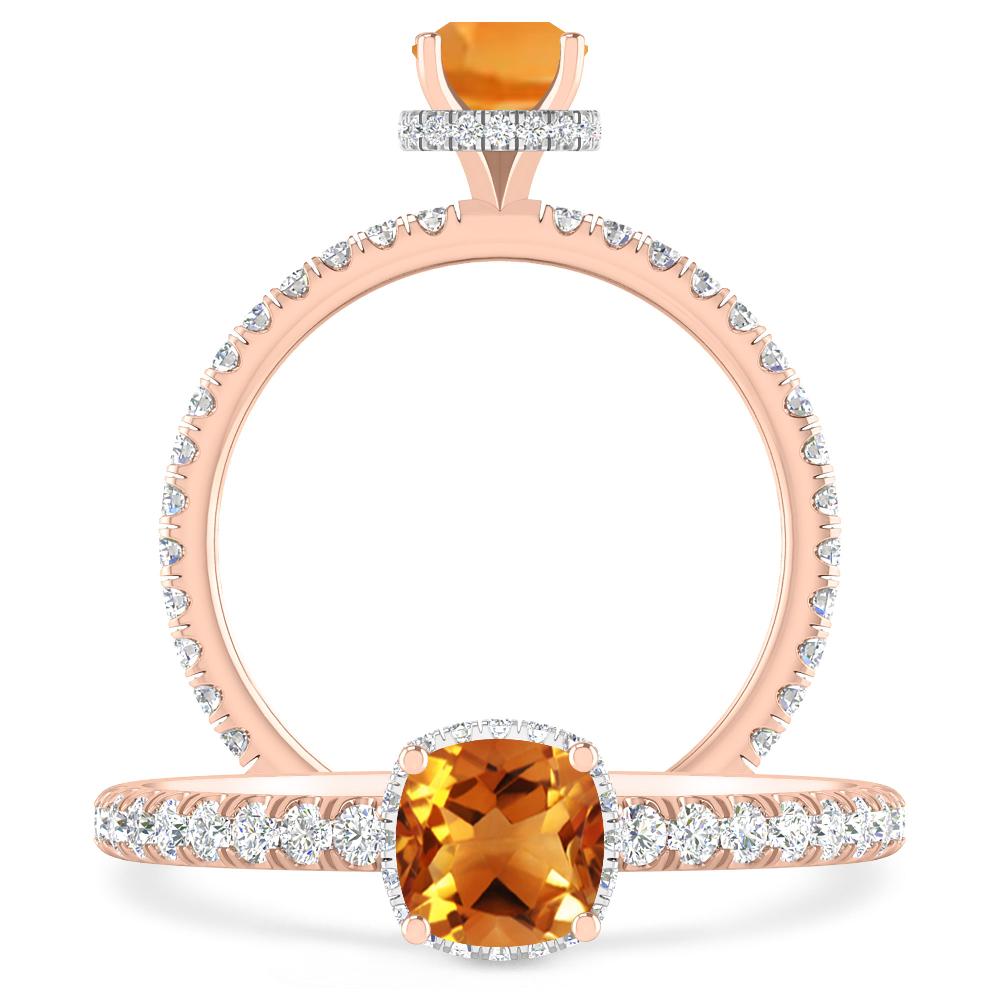 Rose Gold - Citrine