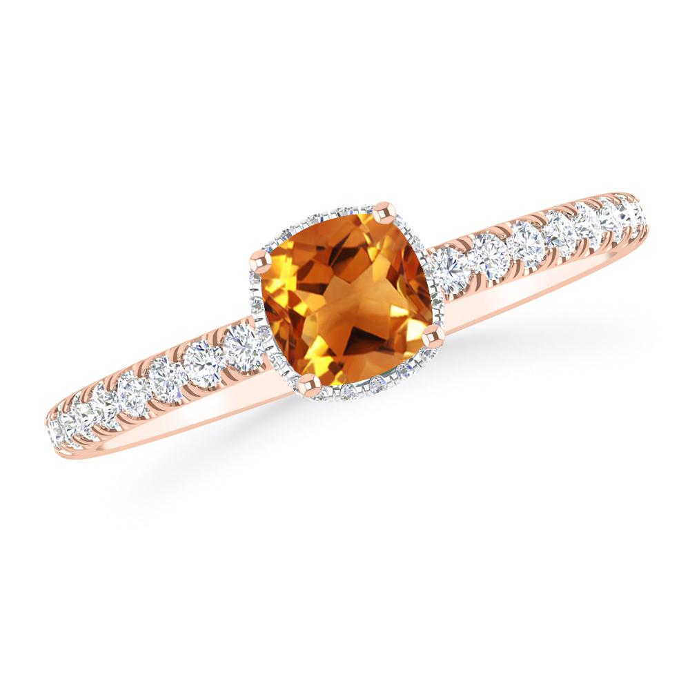 Rose Gold - Citrine