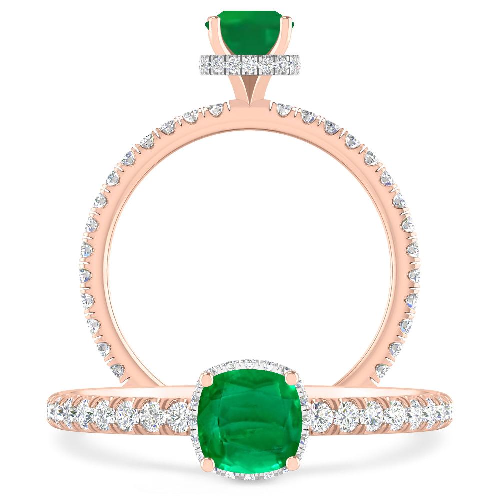 Rose Gold - Emerald