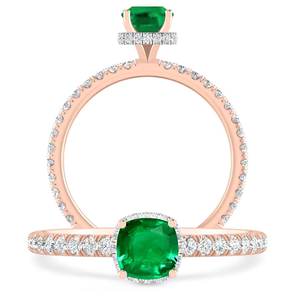 Rose Gold - Emerald