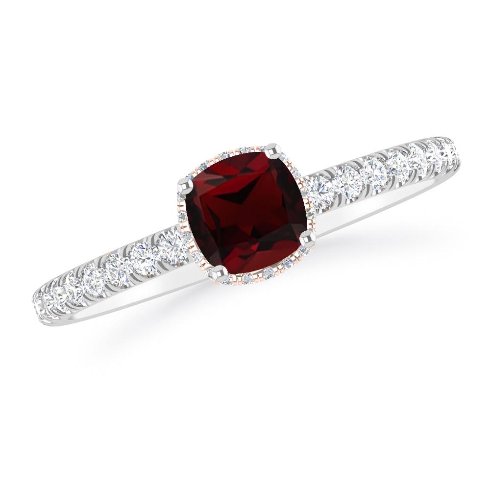 White Gold - Garnet