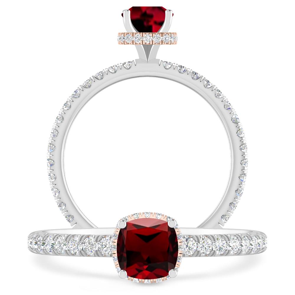 White Gold - Garnet