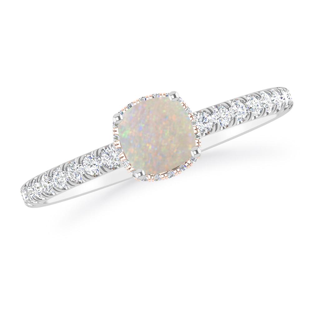 White Gold - Opal