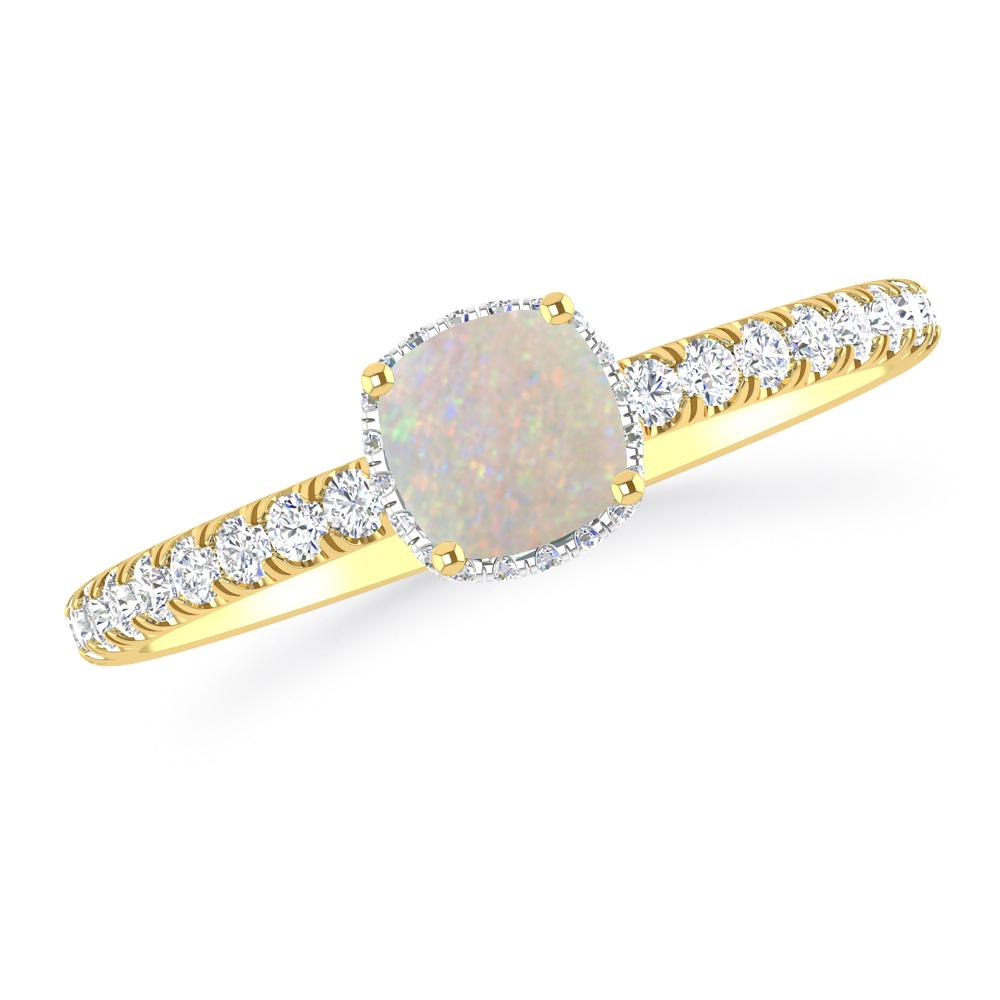 Yellow Gold - Opal