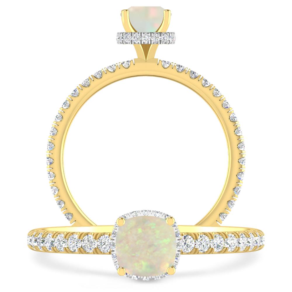 Yellow Gold - Opal