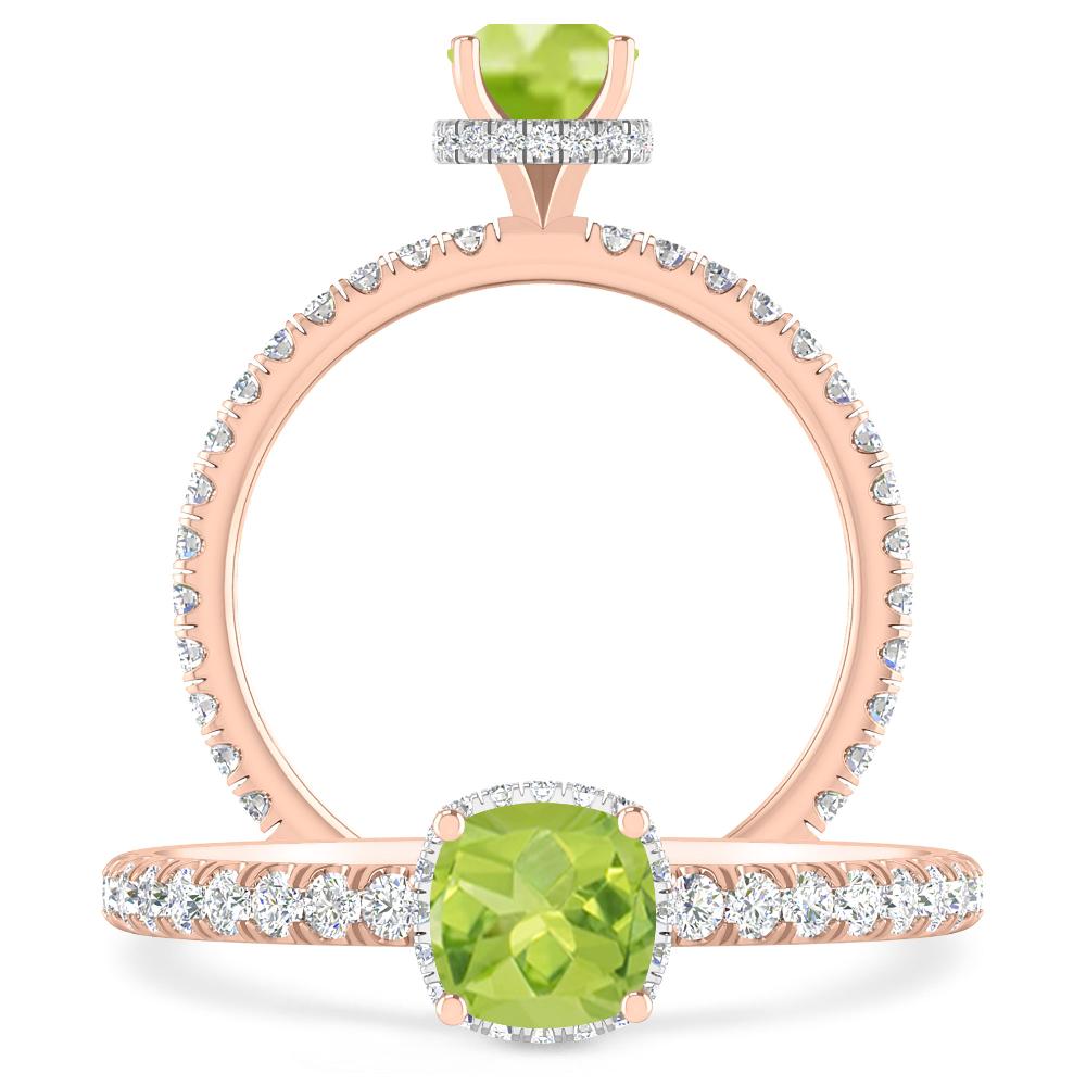 Rose Gold - Peridot