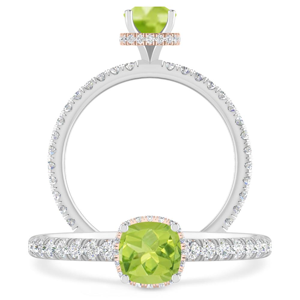 White Gold - Peridot