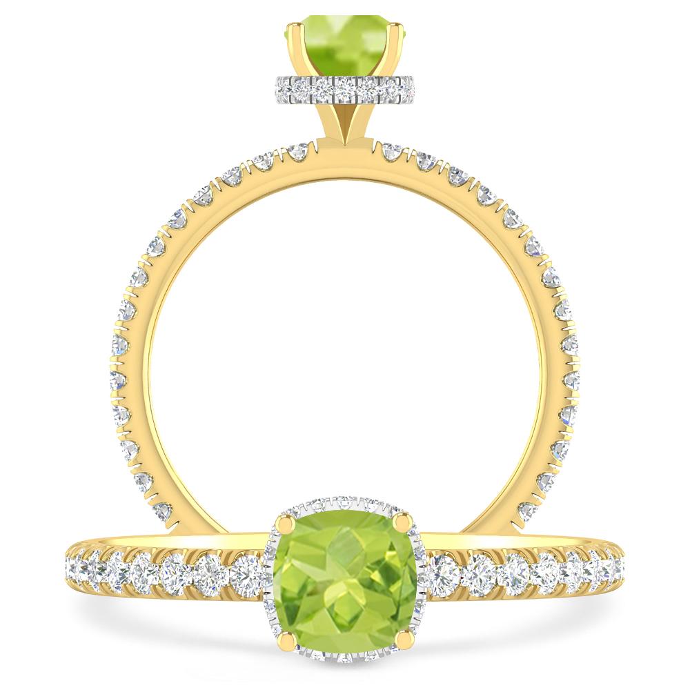 Yellow Gold - Peridot