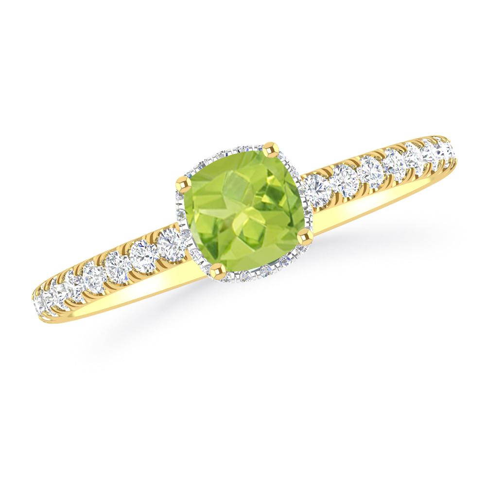 Yellow Gold - Peridot