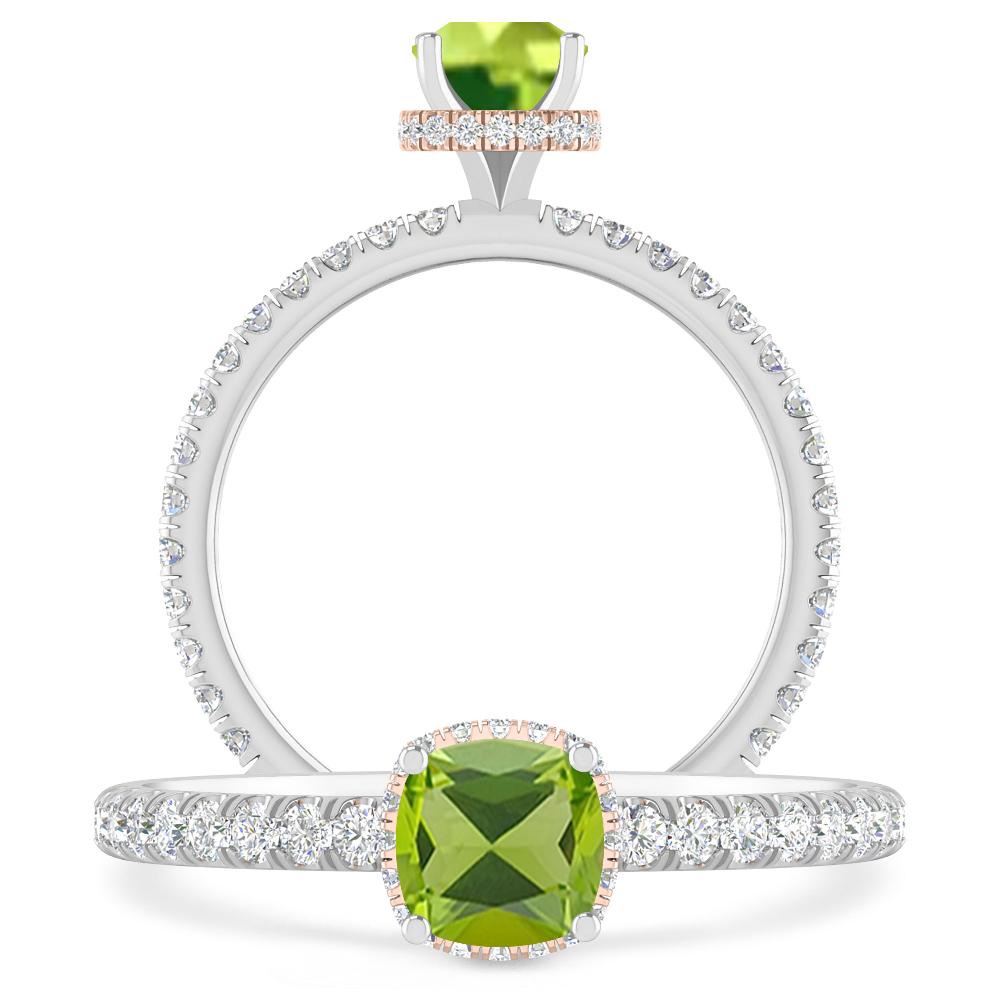 White Gold - Peridot