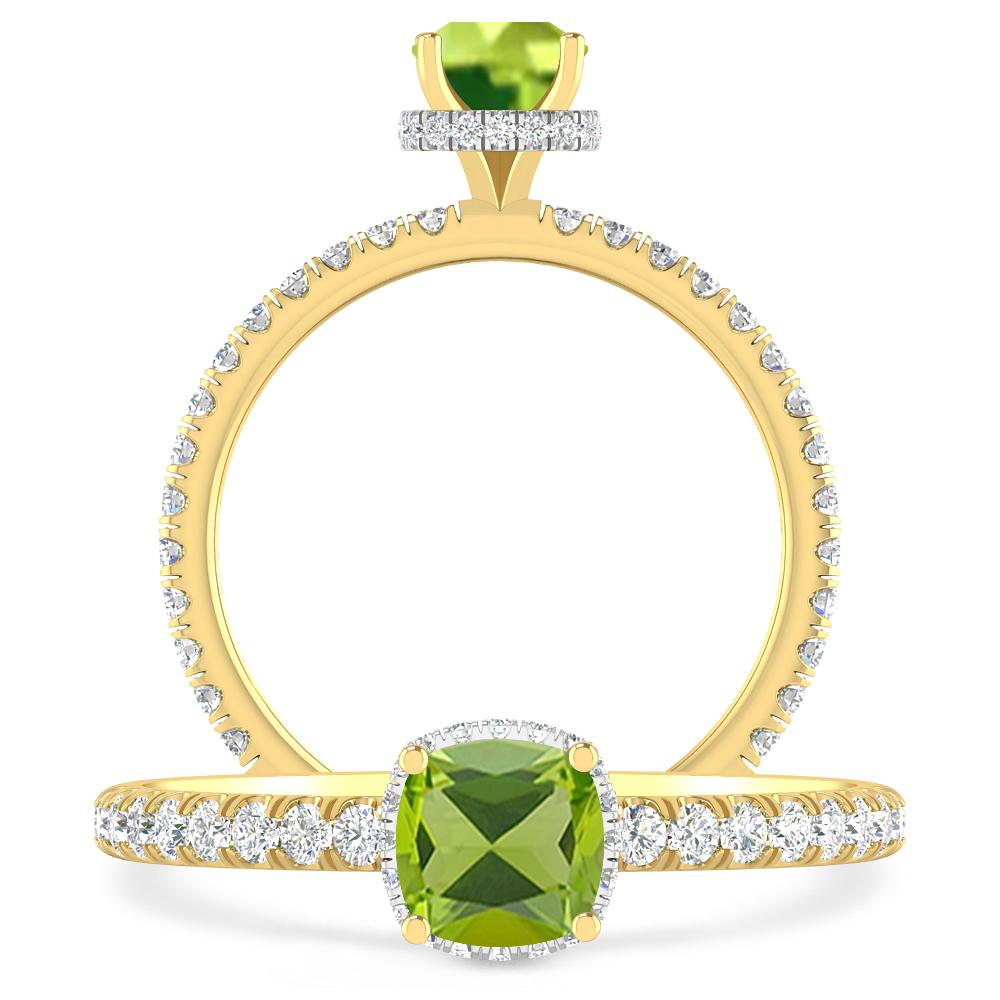 Yellow Gold - Peridot