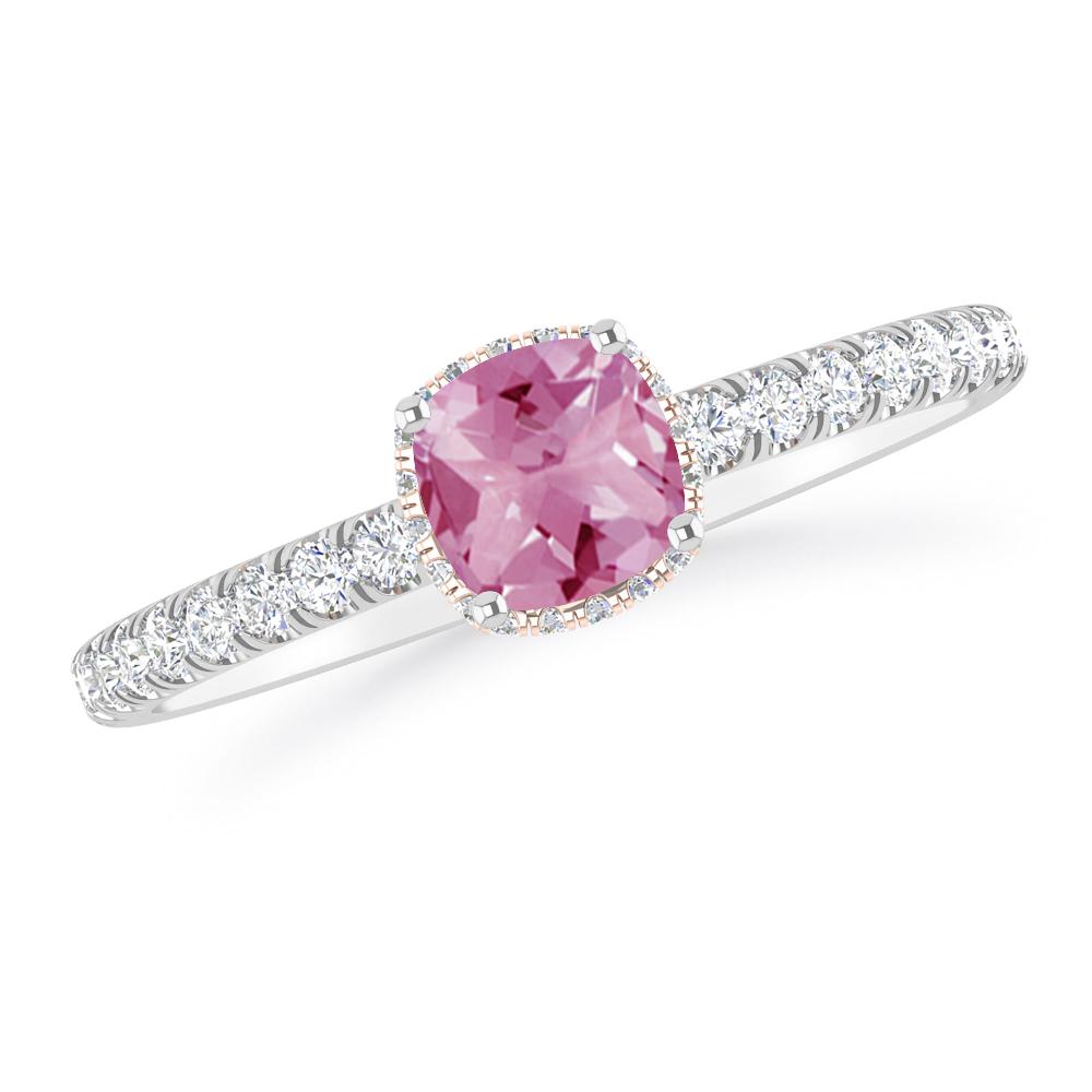 White Gold - Pink Tourmaline