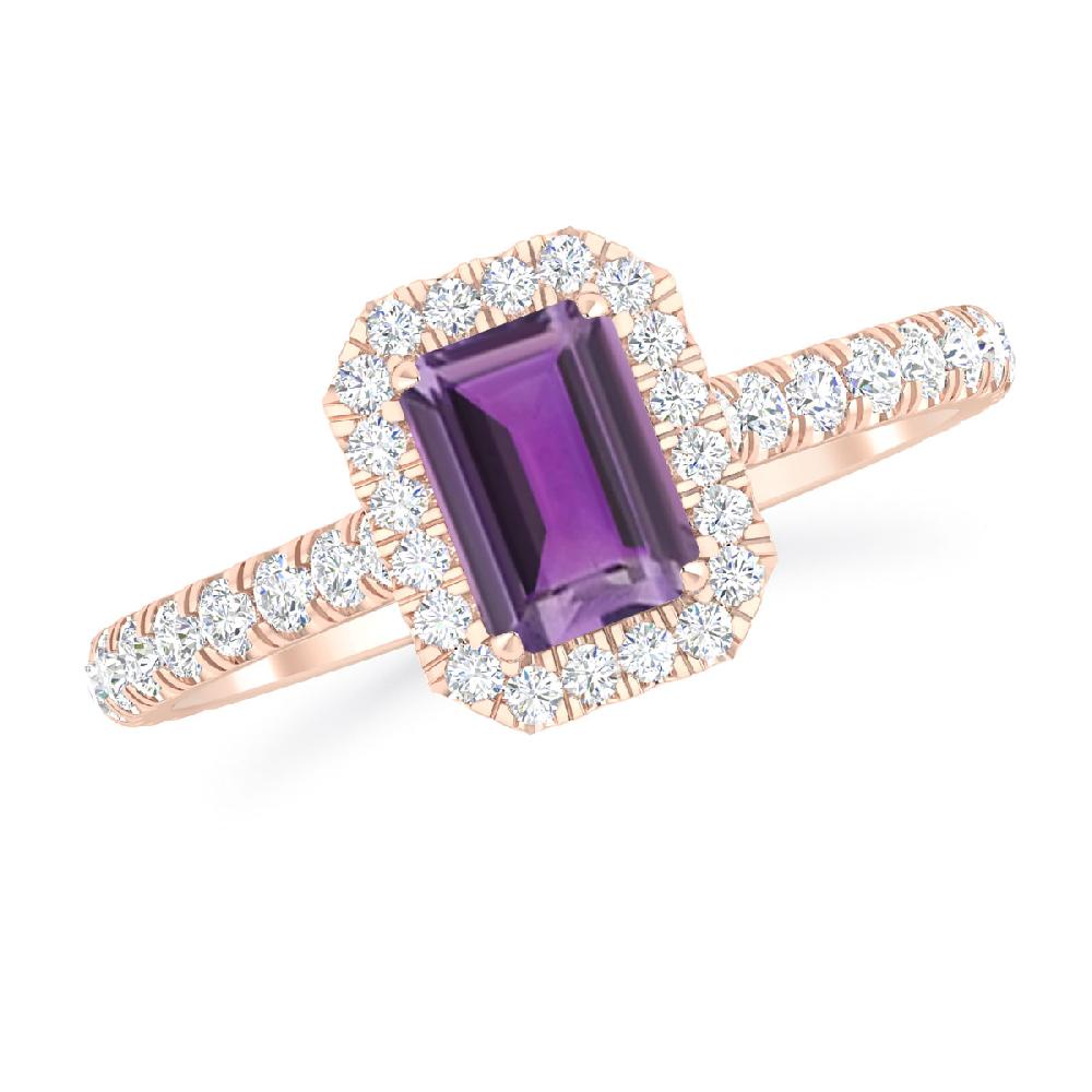 Rose Gold - Amethyst