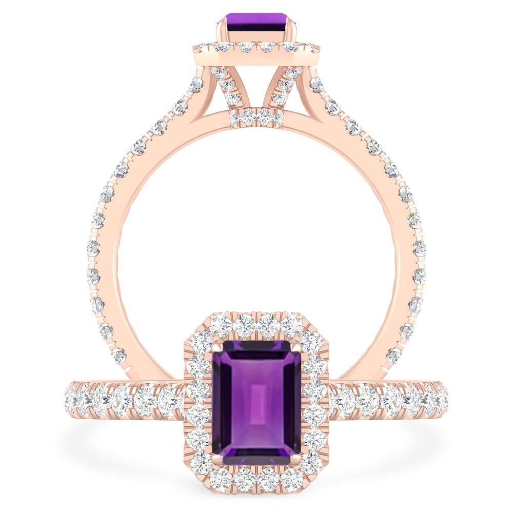 Rose Gold - Amethyst