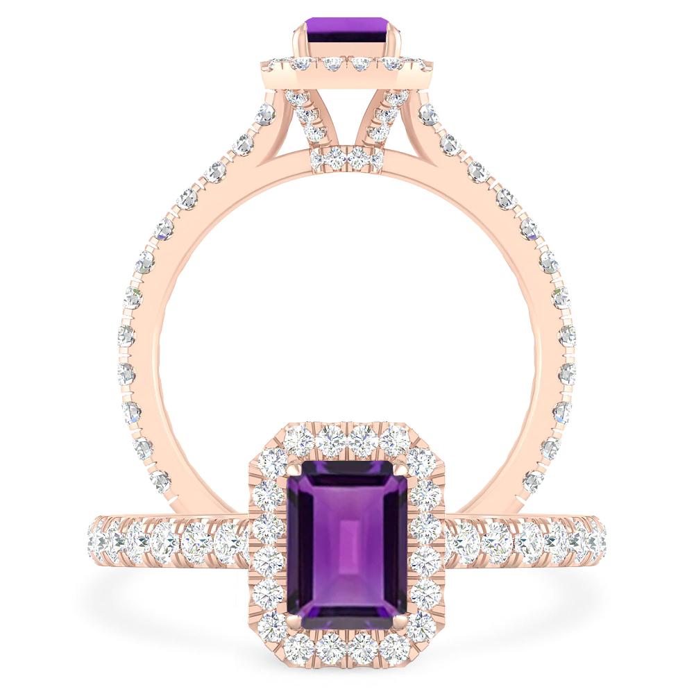 Rose Gold - Amethyst