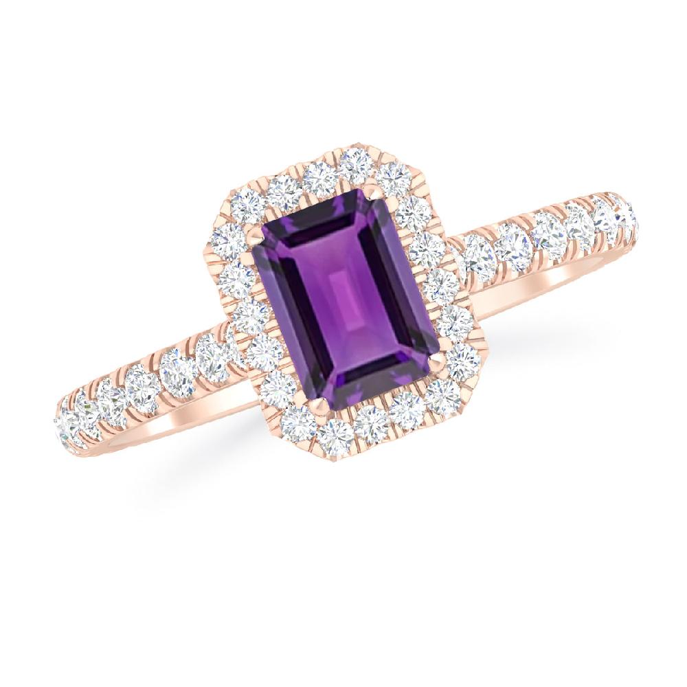 Rose Gold - Amethyst