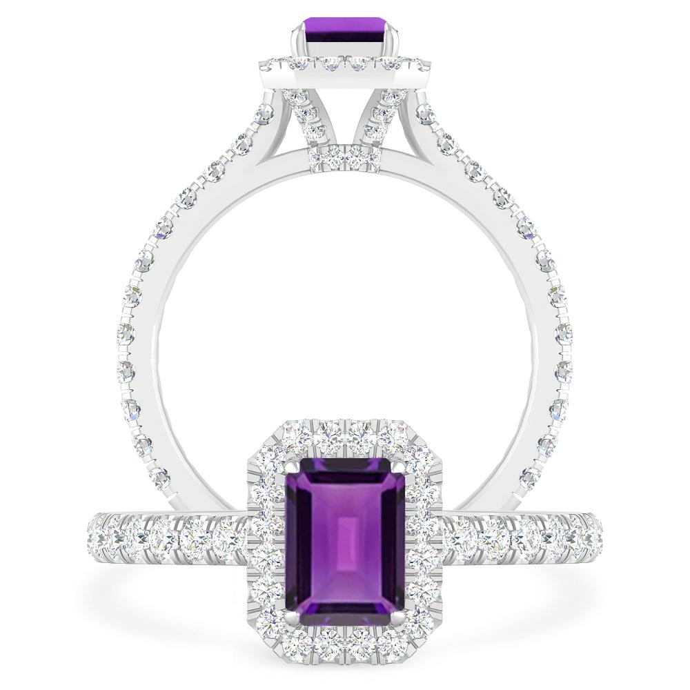 White Gold - Amethyst