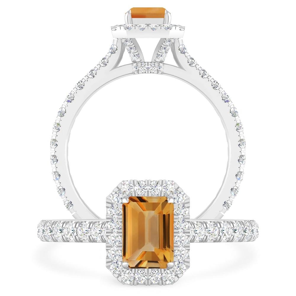 White Gold - Citrine