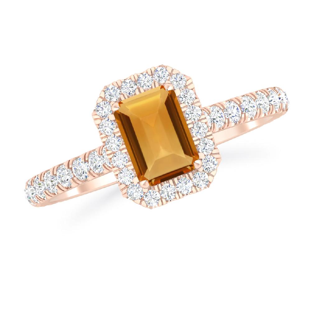 Rose Gold - Citrine