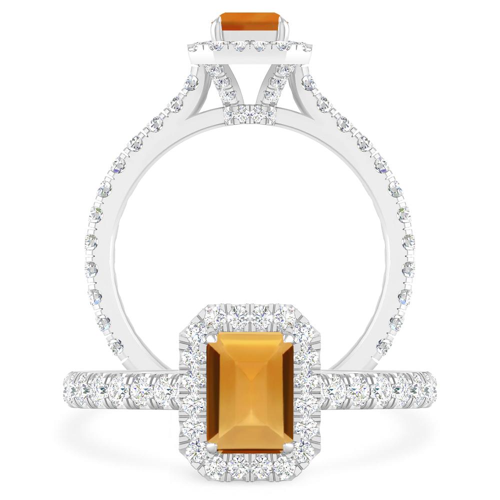 White Gold - Citrine