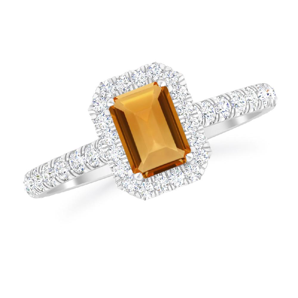 White Gold - Citrine