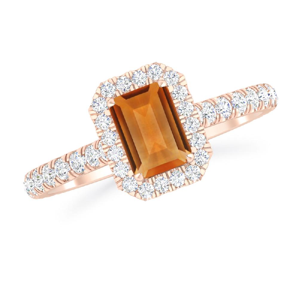 Rose Gold - Citrine