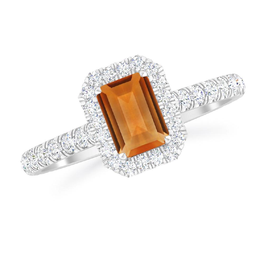 White Gold - Citrine