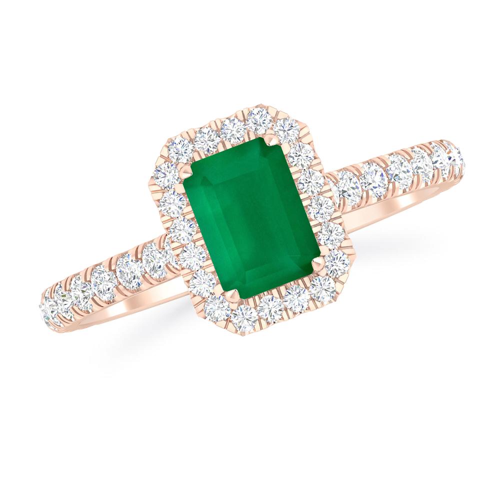 Rose Gold - Emerald