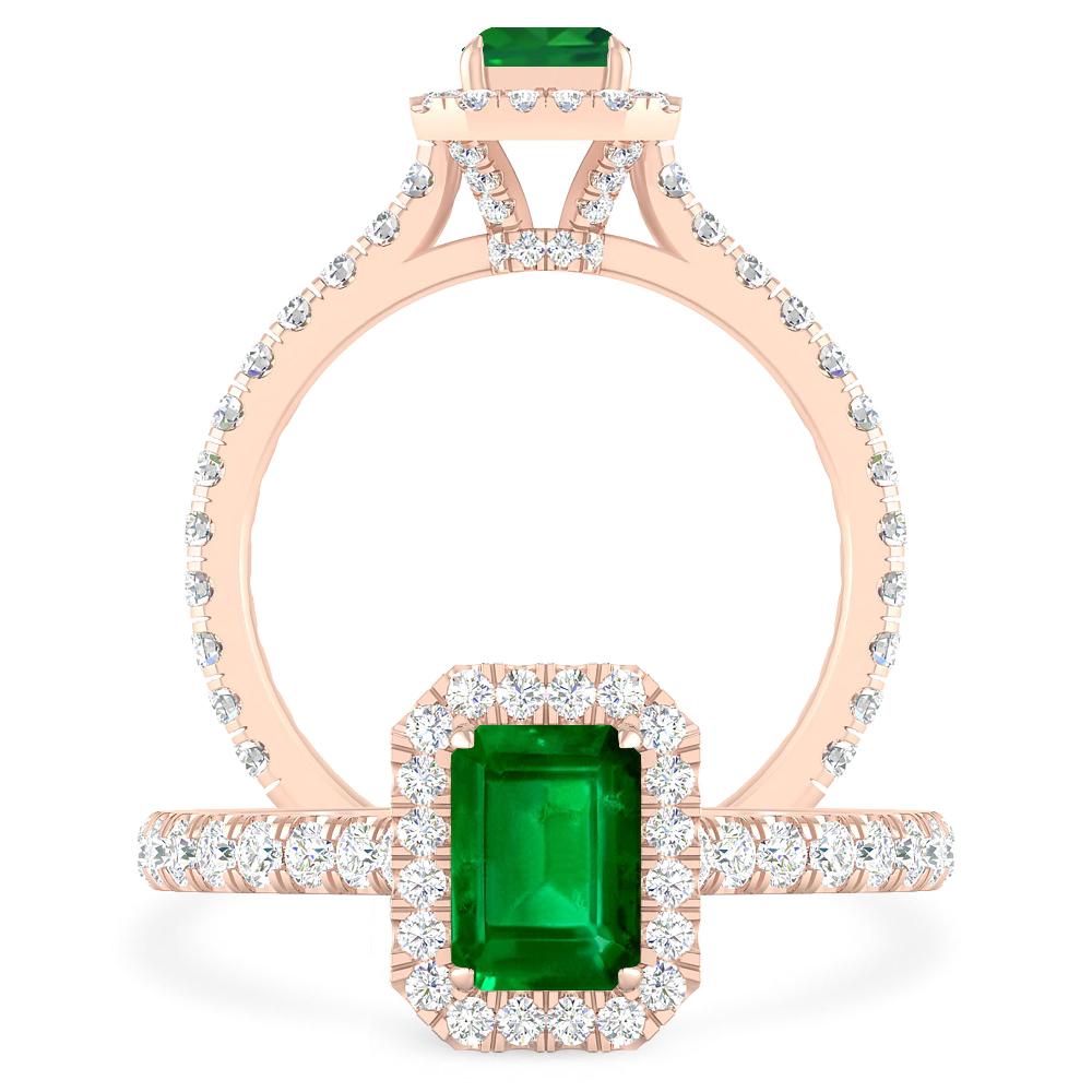 Rose Gold - Emerald