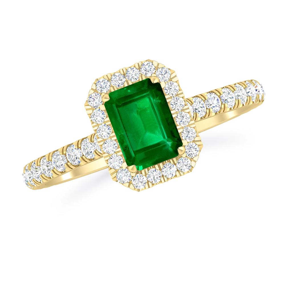 Yellow Gold - Emerald