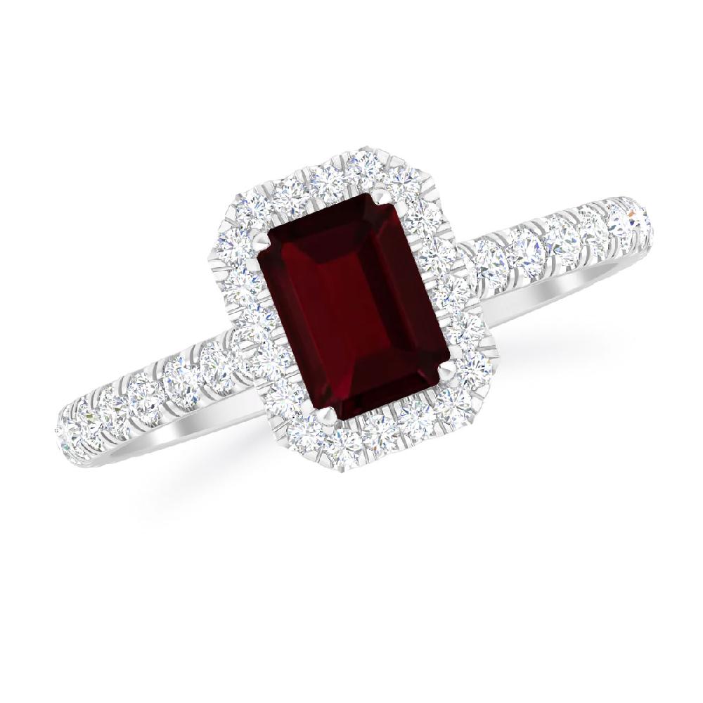 White Gold - Garnet