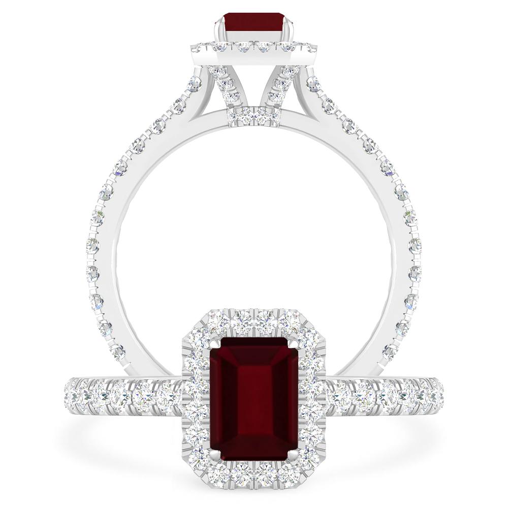 White Gold - Garnet