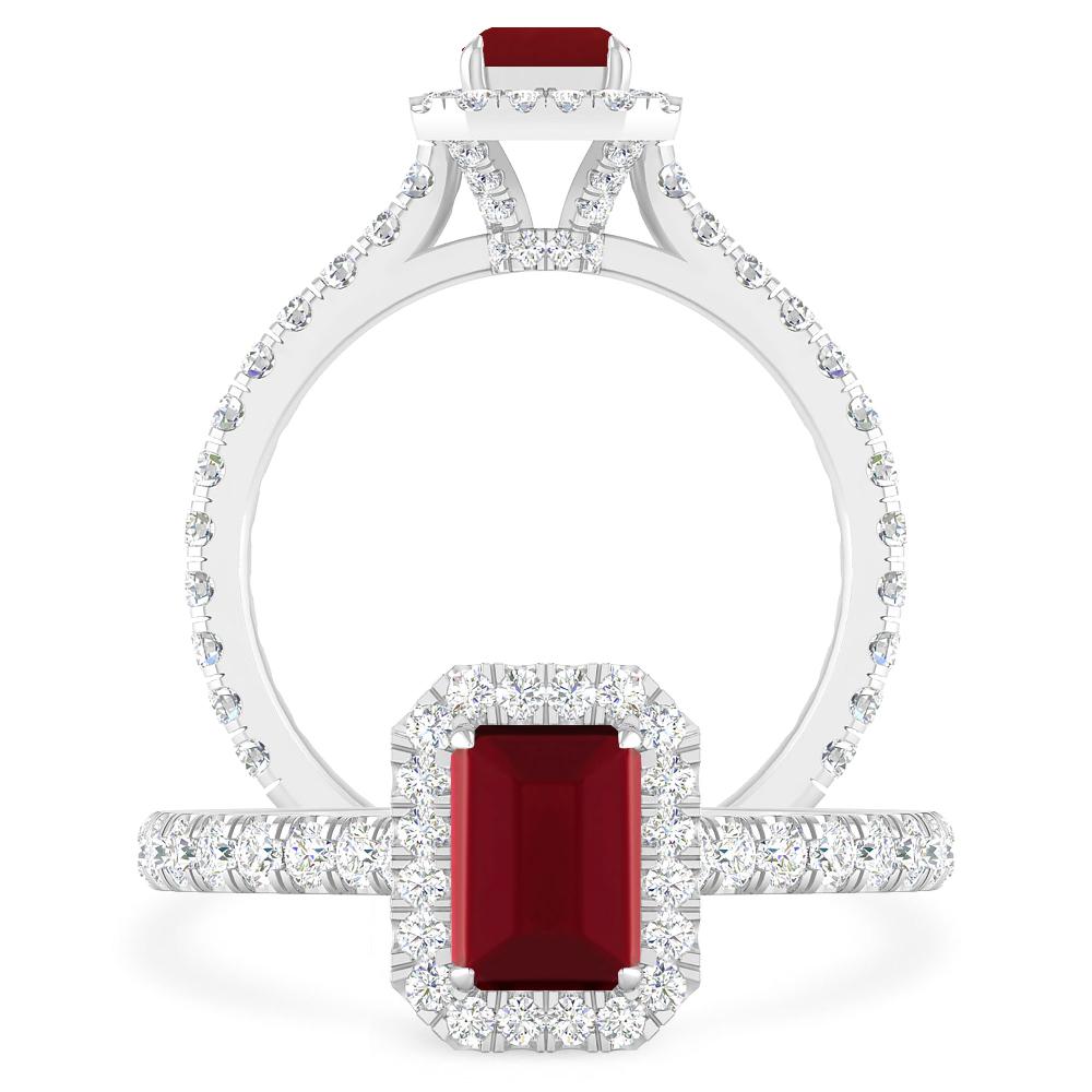 White Gold - Garnet