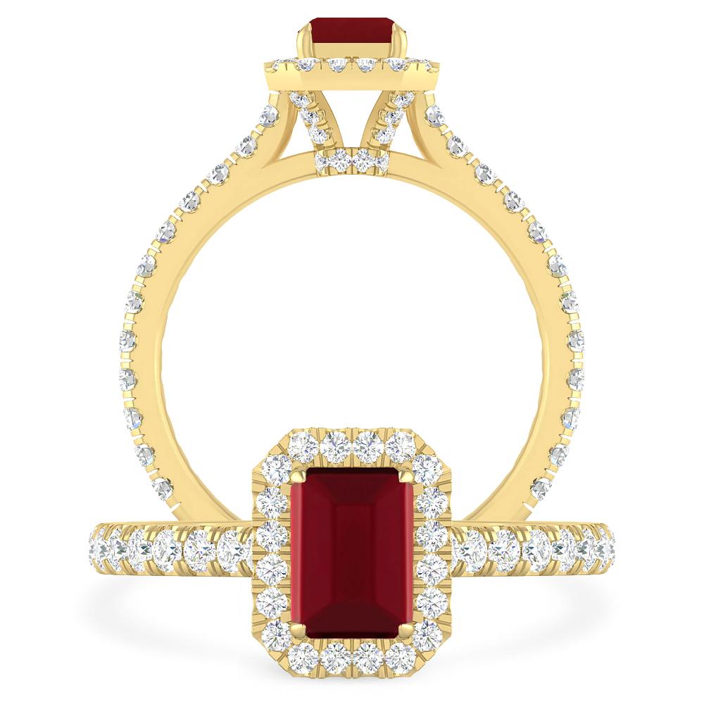 Yellow Gold - Garnet