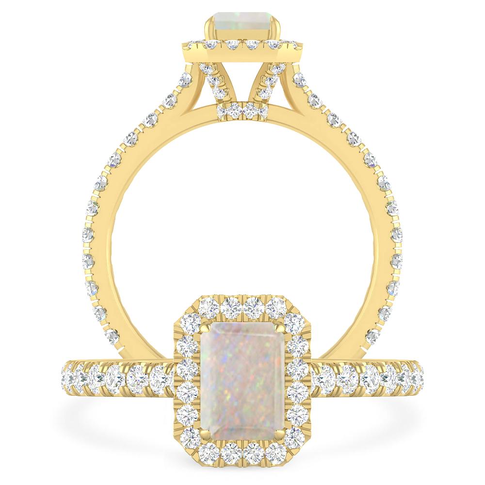 Yellow Gold - Opal