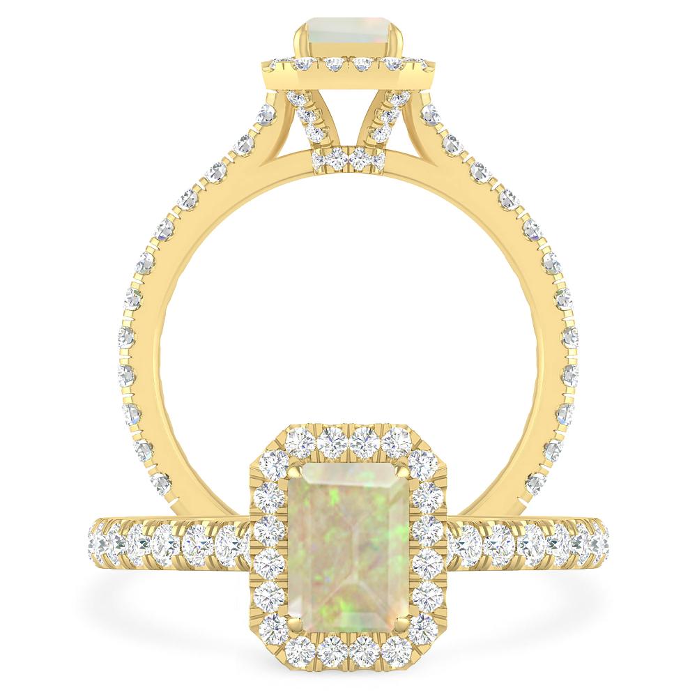 Yellow Gold - Opal