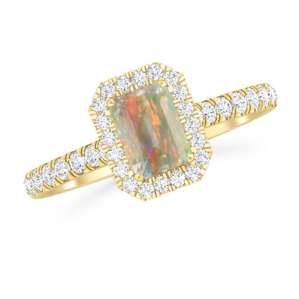 Yellow Gold - Opal