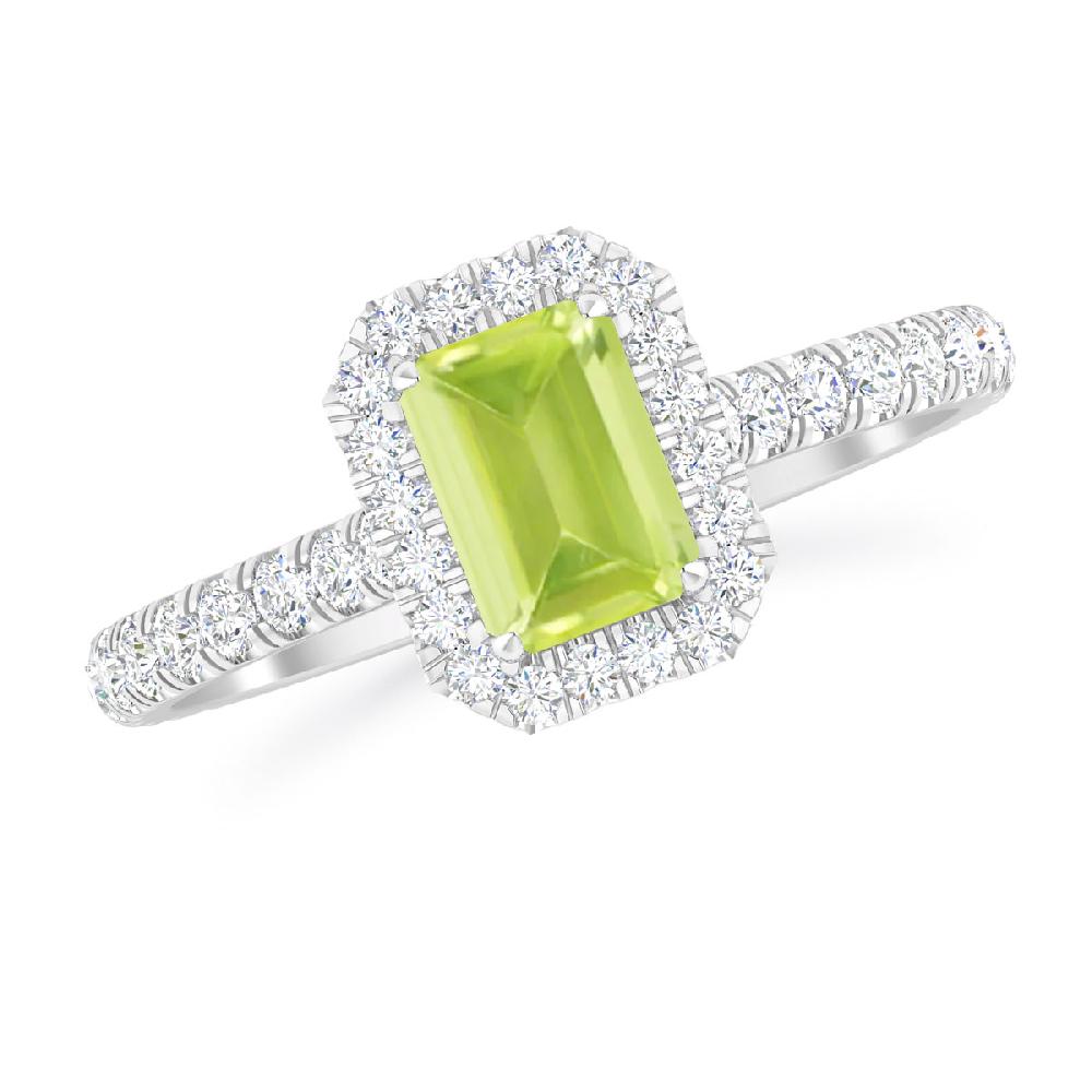 White Gold - Peridot