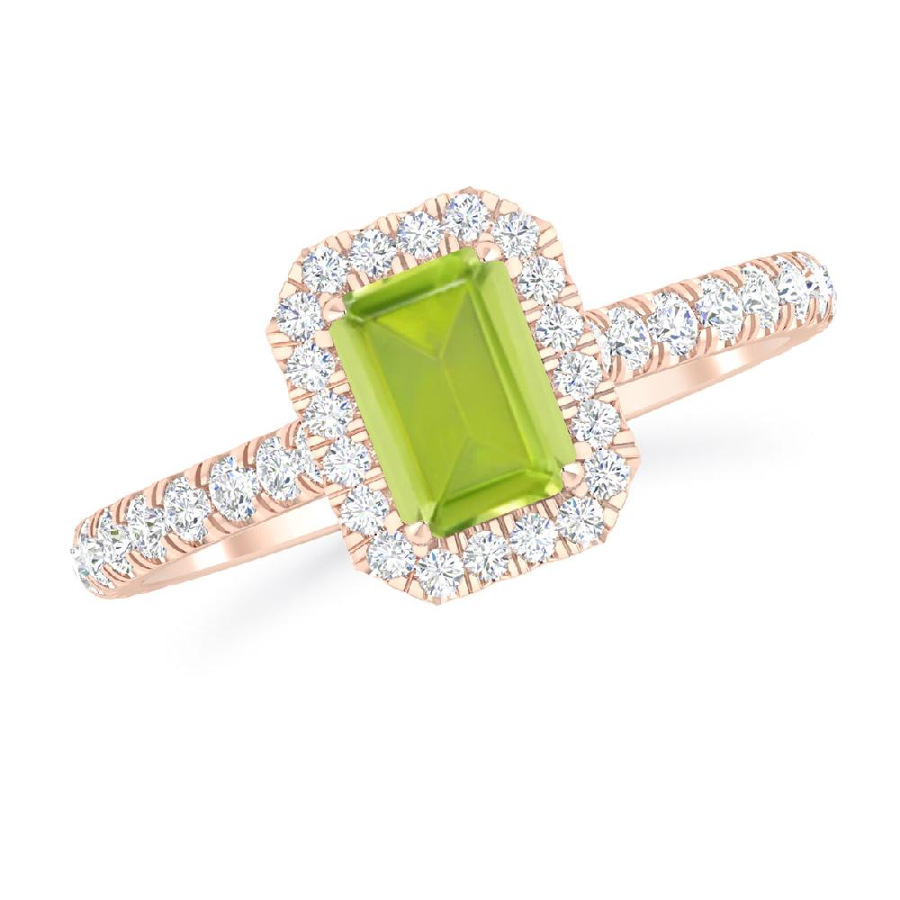 Rose Gold - Peridot