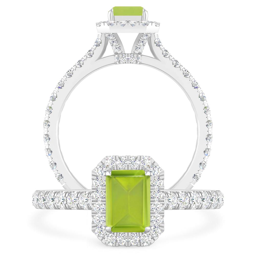 White Gold - Peridot