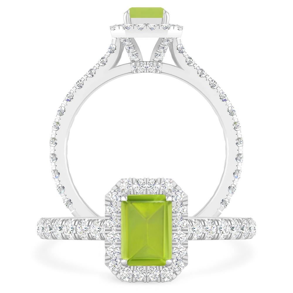 White Gold - Peridot