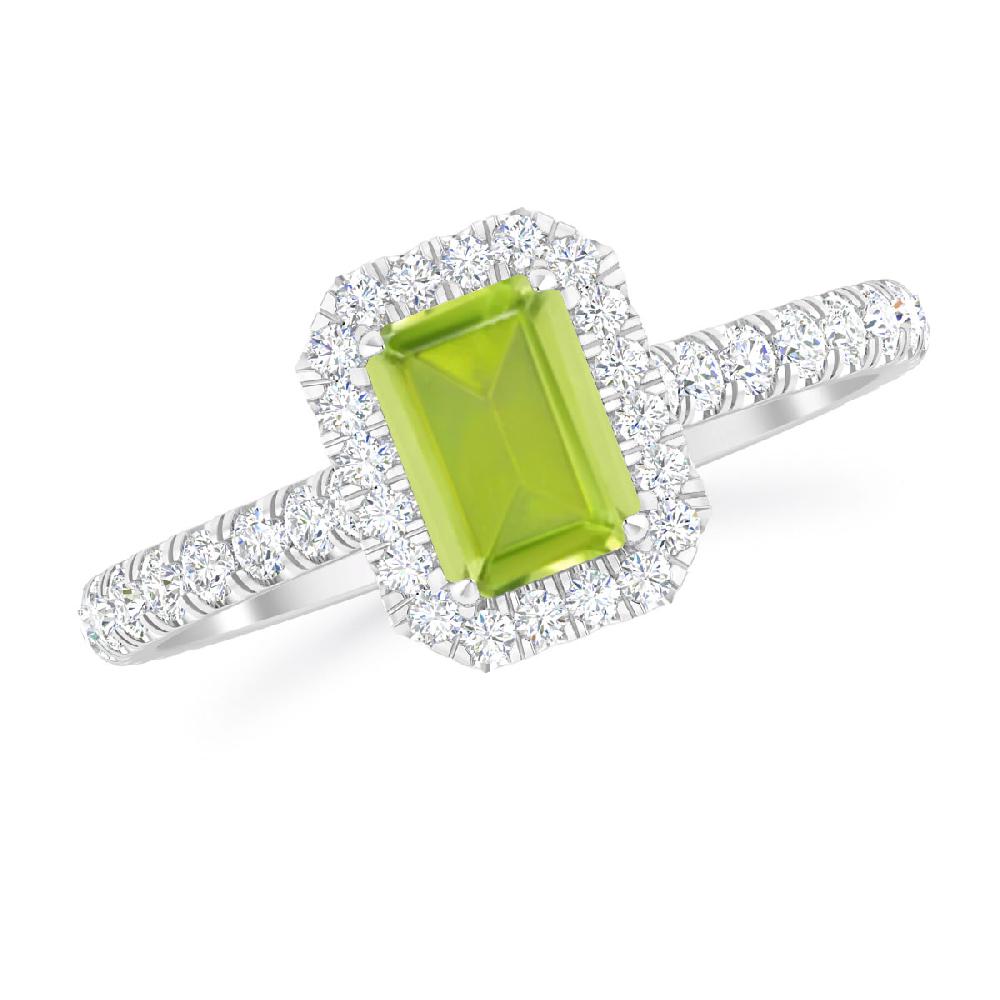 White Gold - Peridot