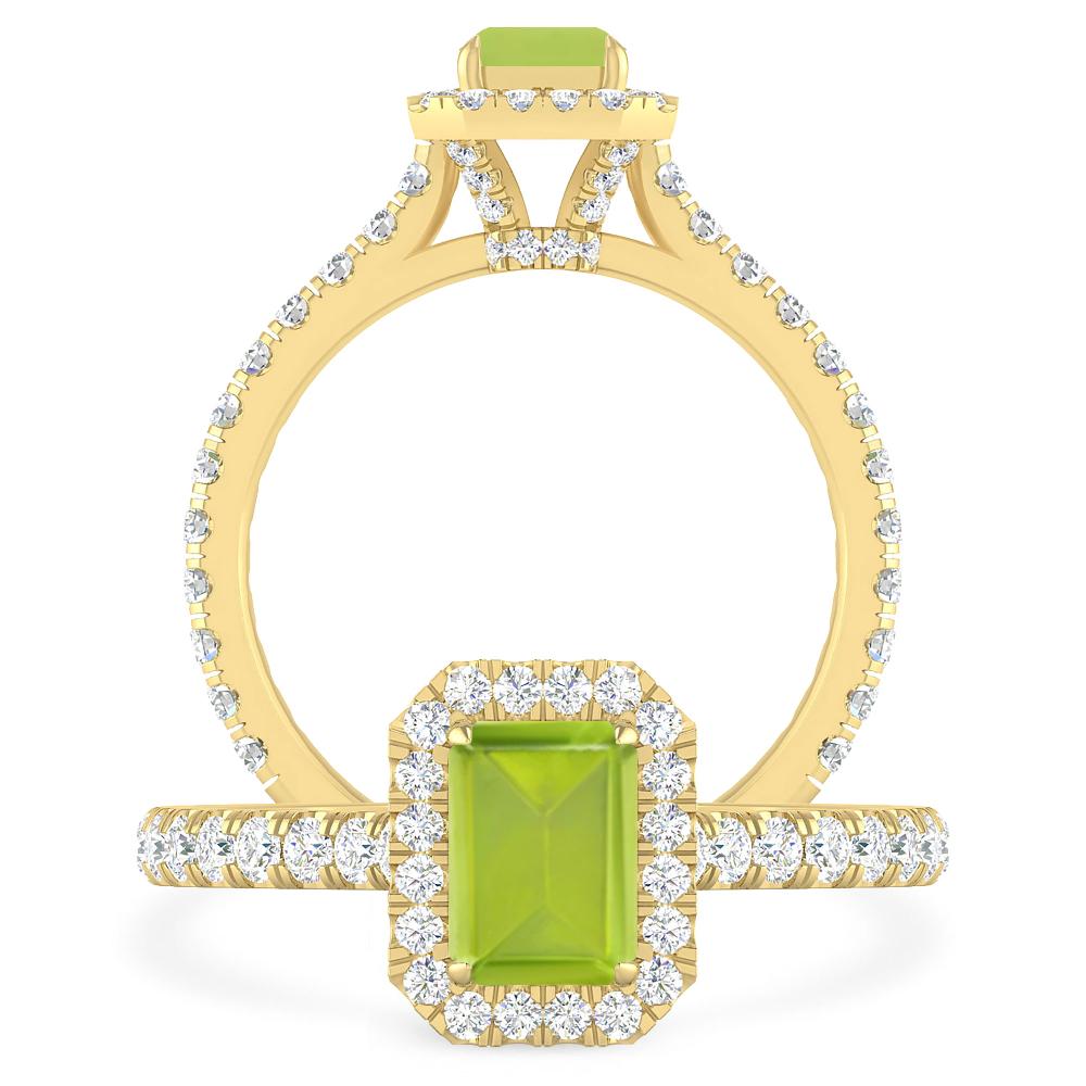 Yellow Gold - Peridot