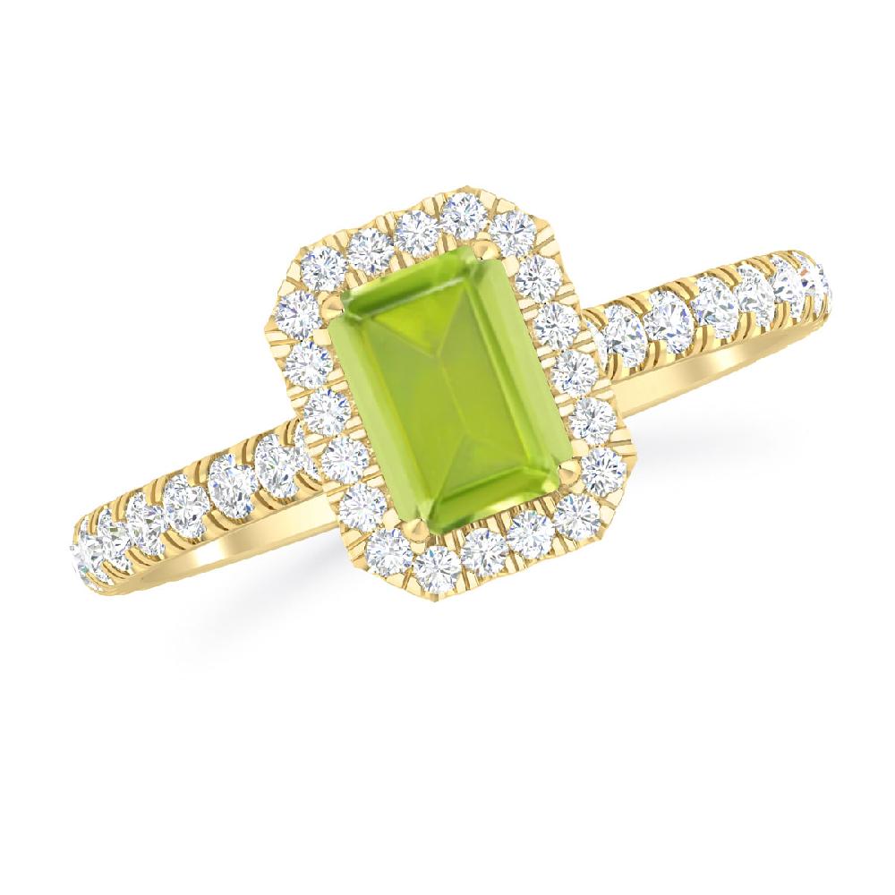 Yellow Gold - Peridot